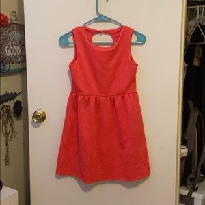 Coral dress